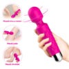 Masážní vibrátor USB Silicone Magic Wand růžový